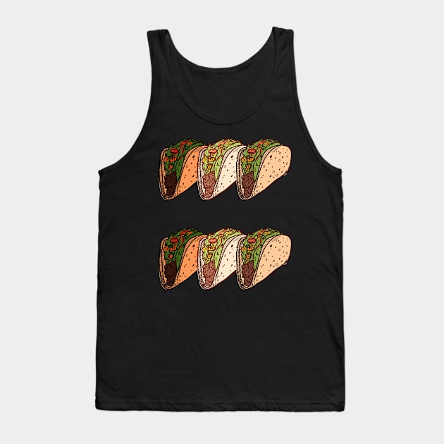 Taco Six Pack Tank Top by aaallsmiles